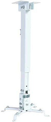 

UltimaCords&Cables Ultima Heavy Duty (Weight Capacity - 15 Kgs) 2Ft Universal Projector Ceiling Mount Bracket In White Projector Stand(Maximum Load Capacity 12 kg)