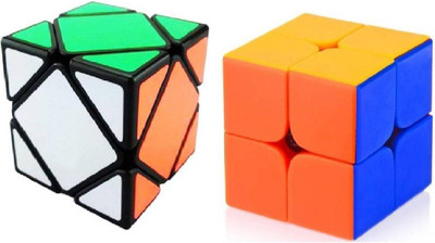 

Toy Arena 2x2 High Speed Stickerless Rubik Cube & Ultra Smooth Magic Skewb Cube ( 2pcs )(2 Pieces)