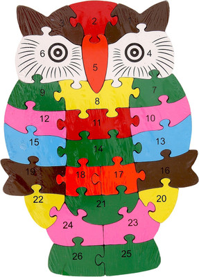 

KAVYA ARTICLES Wooden Puzzle Owl Shape(1 Pieces)