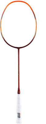 

Li-Ning Windstorm 78 Superlight Unstrung Professional Badminton Racquet, S2 - Red/Orange Red, Orange Unstrung Badminton Racquet(G4 -3.25 Inches, 78 g)