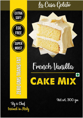 

La Casa Gelato French Vanilla Eggless Cake Mix 300 g