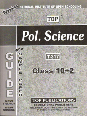 Nios Political Science 317 Guide Books 12th EM TOP(Paperback, Top Publications)