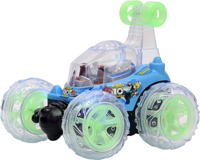 

GOOYO MY KIDS 10 360" Degree Rotating Rc Stunt toy car & Dangling control(Multicolor)