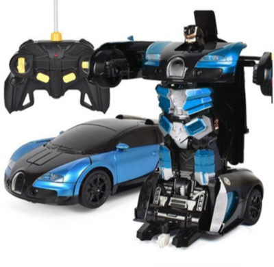 

Jack Royal Kids Plastic Converting Car to Robot Transformer (Multicolour, transformer car bugatti) BLUE(Multicolor)