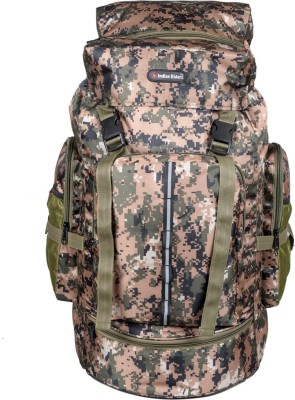 

Indian Riders Hiking Lightweight 50L Backpack Rucksack Bag - Camo Printed Bag 22" - (IRRB-019) Rucksack - 50(Green)