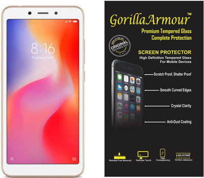 Gorilla Armour Tempered Glass Guard for Mi Redmi 6(Pack of 1)