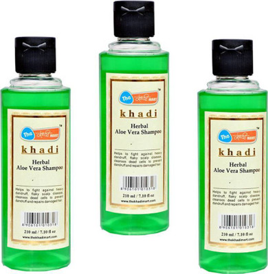 

khadi mart Herbal Aloe Vera Shampoo(210 ml)