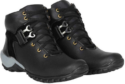 

SHC SHC BOOT MEN's & Boy's Boots For Men(Black, Shc-black