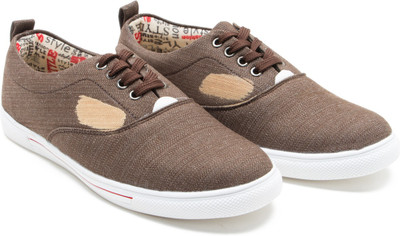 

Zixer Imported Denim Jeans Sneakers For Men(Brown, Peanut brown