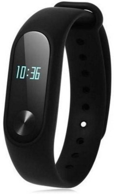 

BUYWELL M2 Smart Fitness Band with Heart Rate Sensor, Pedometer, Sleep Monitoring Functions, Water resistant, Bluetooth V4.0(Black Strap, Size : Free Size)