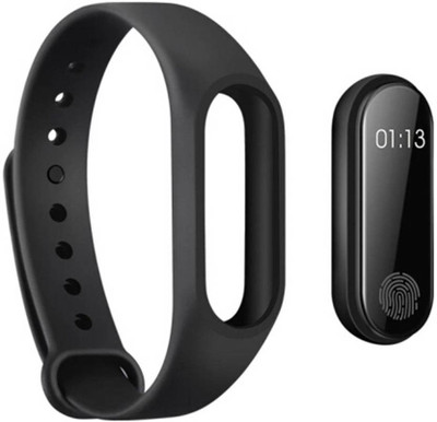 

BODOC FITNESS BAND WITH ACTIVITY TRACKER, HEART RATE MONITOR COMPATIBLE WITH ALL SMART PHONES -DQ04(Black Strap, Size : free)