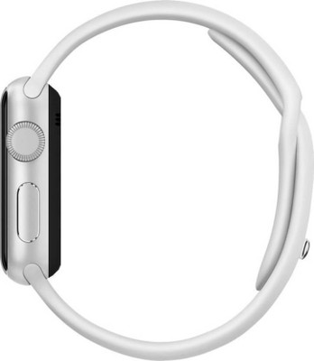 

M A ENTERPRISES Bluetooth with Built-in Sim card and memory card slot Compatible with Android IOS Mobiles Wrist White Smartwatch(White Strap Free Size)