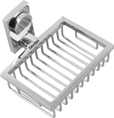 

TAVISH Stainless Steel Dish Soap Jali Stand Bathroom Holder Anti Rust Corrosion - TISSU-28(Steel)