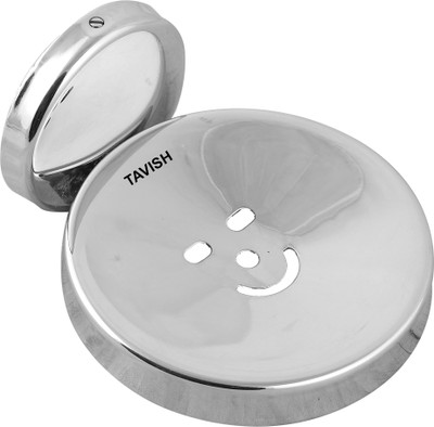 

TAVISH Stainless Steel Dish Soap Stand Bathroom Holder Anti Rust Corrosion - TISSU-27(Steel)