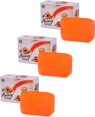 TCM Honey Almond soap(75 g, Pack of 3)
