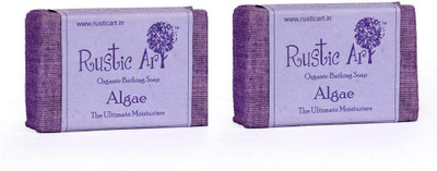 

Rustic Art Organic Algae Soap(100 g, Pack of 2)