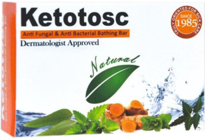 

Ketotosc Anti fungal and Antibacterial Soap 75 gm Pack of 3(300, Pack of 3)