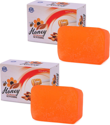 

TCM Honey Almond Glycerine For Women Bath Soap.(75 g, Pack of 2)