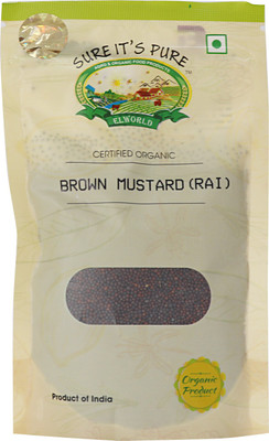 

ELWORLD Organic Brown Mustard Whole 400g (100g Pack of 4)(4 x 100 g)