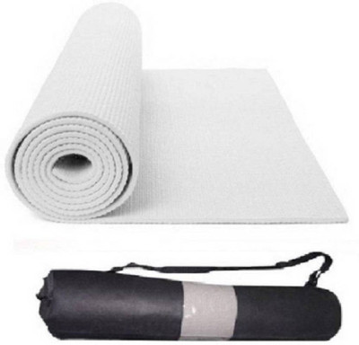 

fadorable Extra soft Quality and Anti-Slip Exercise Yoga mat with BAG Grey 4 mm Yoga Mat