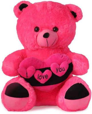 

HOMOKART Pink color I Love you Heart teddy bear - 21 inch(Pink)