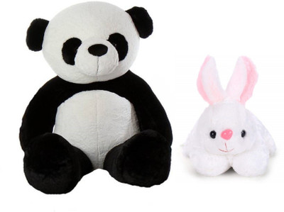 

ART TOY 3 Feet long Cute Panda Teddy Bear White Cute Soft Rabbit Toy - 90.09999899 cm(Black, White)