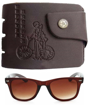 

Peacock Mundkar Wallet, Wayfarer Combo(Brown)
