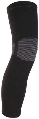 

AGE CARE Full leg Knee Support Sleeve Wrap- Knee pad Protector -Sports Knee Caps Knee, Calf & Thigh Support (L, Black)