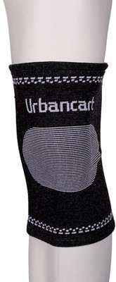 

Urbancart stretchable Kneecap Brace for fitness, sports and dance Activities (1 pc) Knee Support(Black, White