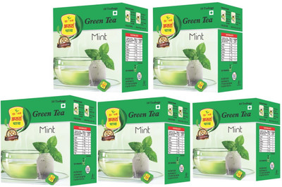 Apsara tea Mint Green Tea Bag 50 Pc Mint Green Tea Bags(50 Bags, Box)