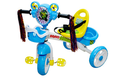 

Luusa Bravo Tricycle(Blue, Yellow), Cool blue