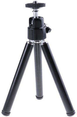

Aashish Mini Tripod Portable 6 in 1 Desktop Smart Phone Camera Holder Tripod(Black, Supports Up to 2000)