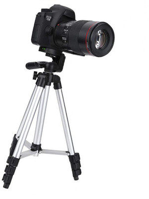 

lifemusic Aluminum Tripod(black\silver, Supports Up to 1500)
