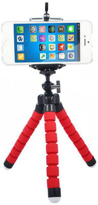 

BUY GENUINE Sponge Flexible Mini Camera Travel with 360 Rotatable mobile holder mount Phone Holder Selfie stick Gorillapod Universal For all Smartphones and Video Cameras Tripod(Multicolor, Supports Up to 1000)