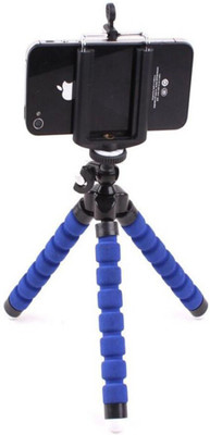 

BJORK Universal Flexible Octopus Style Tripod with Universal Mobile Monopod Mount Adapter & Long Screw W121 Mobile Holder Tripod, Tripod Kit(Multicolor, Supports Up to 3.5)