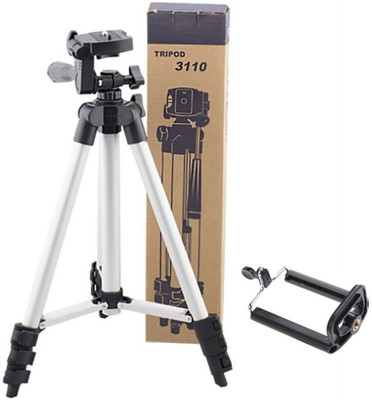 

BUY SURETY Tripod-3110 Ligh Tripod(Silver & Black, Supports Up to 1500)