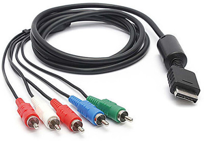 

BVG TV-out Cable PS2/PS3 Component Audio Video Cable AV Cable For PS2 & PS3(Black, For PlayStation)