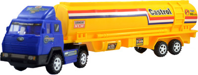 

Lukas Oil tanker truck toy, Toy for kids, Push and Go toy for kids, baby toy, Blue(Multicolor)
