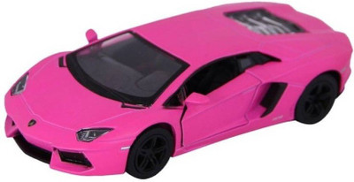 

Emob 1:36 Scale Die Cast Metal Pink Murcielago Lamborghini Pull Back Car Toy with Openable Doors(Multicolor)