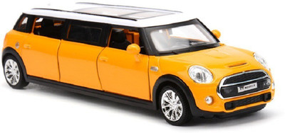 

Emob Amazing Battery Operated Die Cast Metal Pull Back Yellow Luxury Car Toy with Light and Sound Effects(Multicolor)