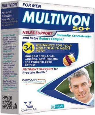 

Vitane Multivion 50+ for Men - Multivitamins(30 mg)