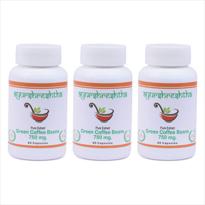 

Ayurshreshtha Green Coffee Beans capsule for weight loss(180 No)