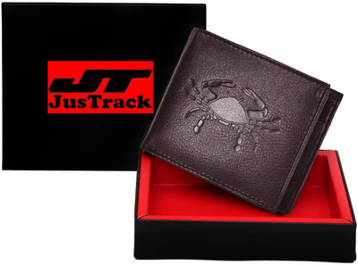 

JusTrack Men Casual Brown Genuine Leather Wallet(1 Card Slot)