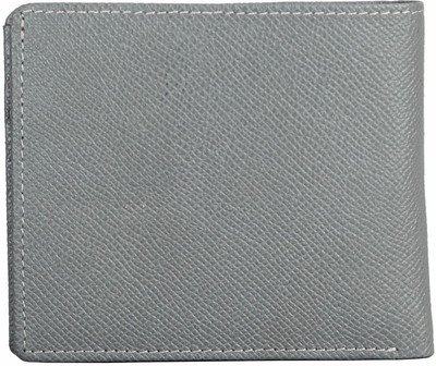 

ADAMIS Men Grey Genuine Leather Wallet(6 Card Slots)