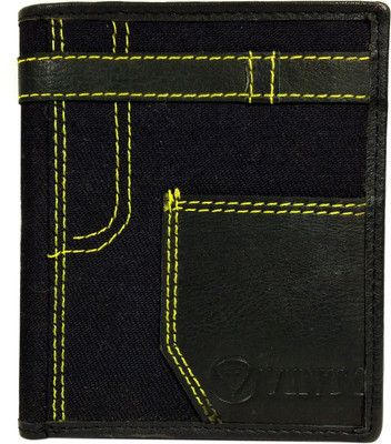 

Vinto Men Black Genuine Leather Wallet(11 Card Slots)