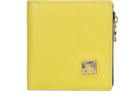 

Adamis Women Casual Yellow Genuine Leather Wallet(5 Card Slots)