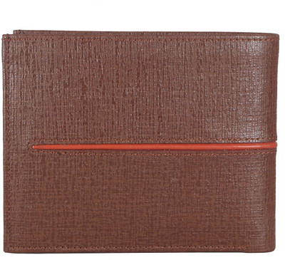 

Adamis Men Brown Genuine Leather Wallet(7 Card Slots)
