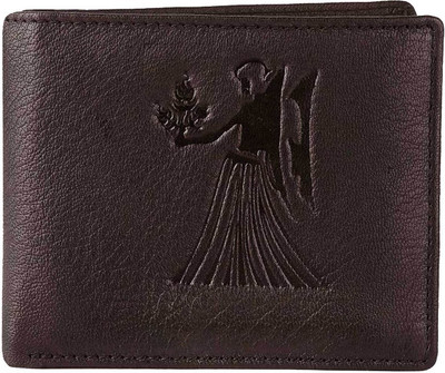 WalletLee Men Casual Brown Genuine Leather Wallet(1 Card Slot)