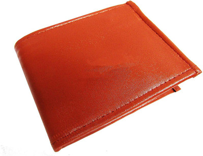 

FERRET Men Casual Tan Artificial Leather, Genuine Leather Wallet(5 Card Slots)