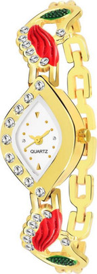 

Ismart Best New White Dial Peacock Golden Belt Watch For Girls & Women Watch Watch - For Girls